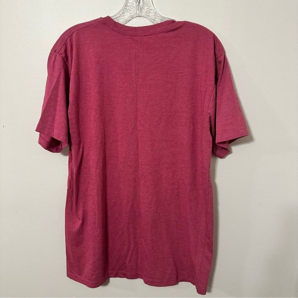 Michigan Live Love Camp Graphic Short Sleeve Tee in Pink - Size Large | Tultex - Picture 5 of 5